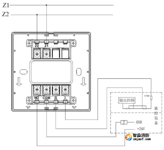 GST-LD-8361H输入输出模块接线图