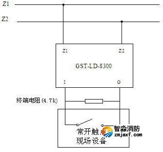 模块与具有常开无源触点的现场设备连接方法