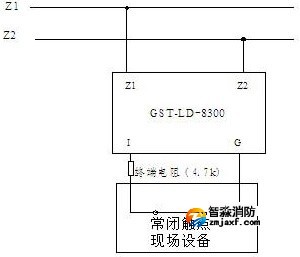 模块与具有常闭无源触点的现场设备连接方法