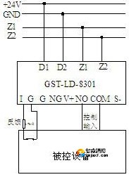 无源常闭检线输入